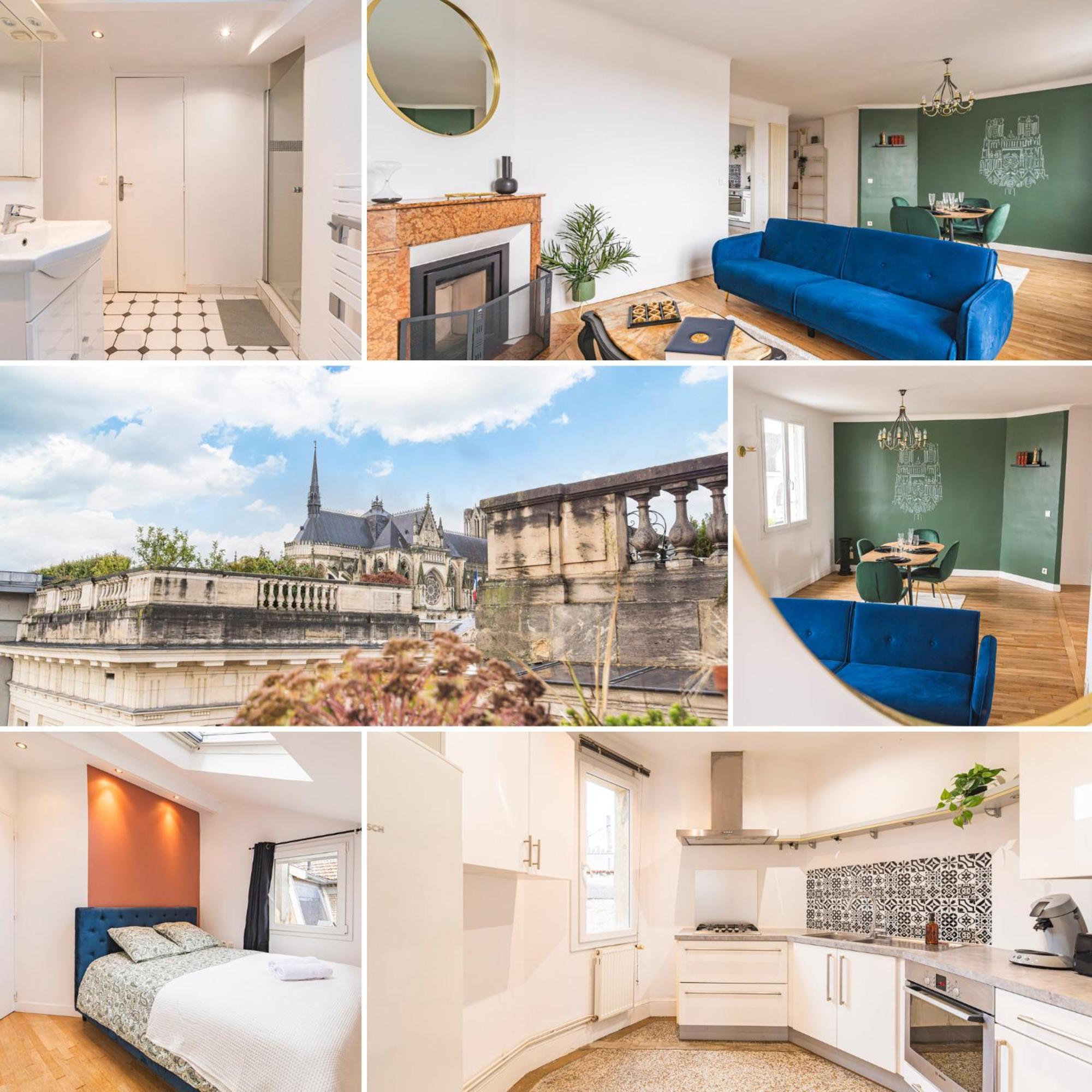 Le Royal - Cathedral - Center Appartement Reims Buitenkant foto