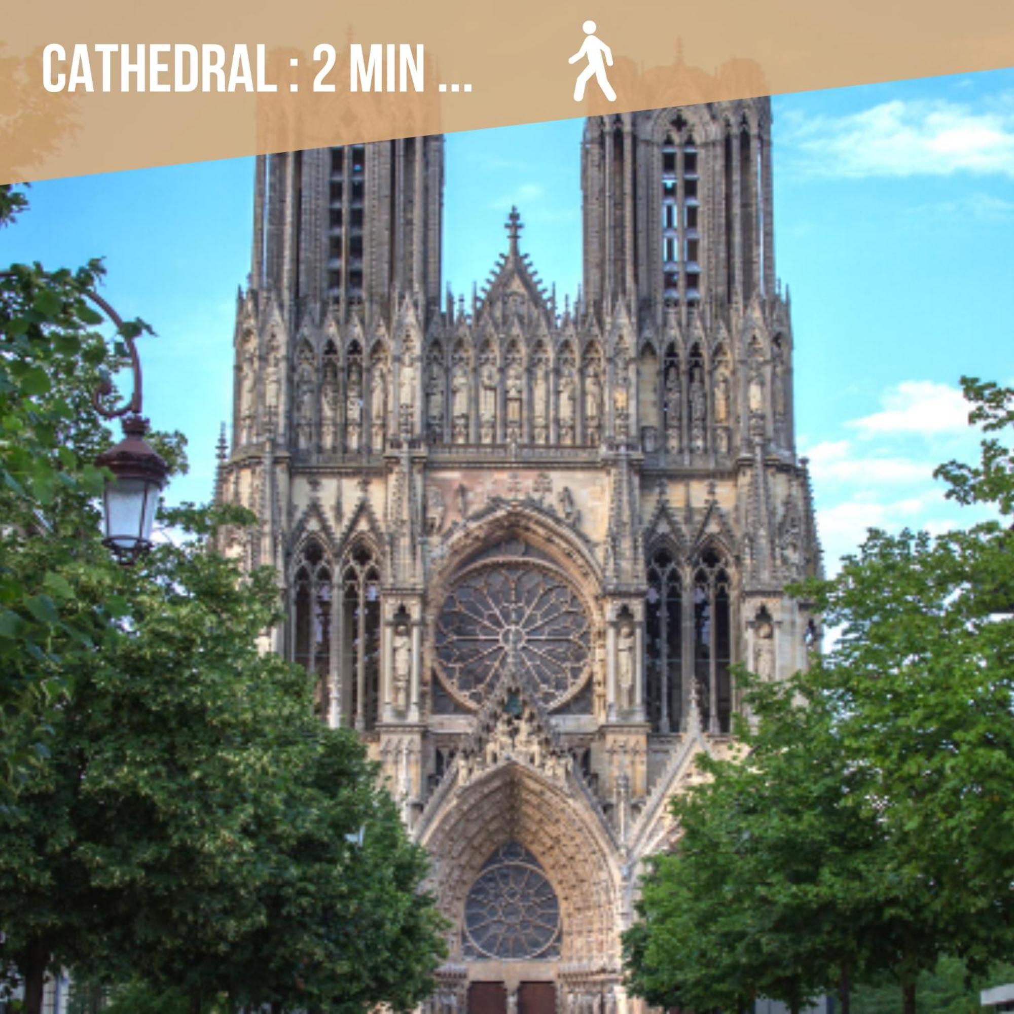Le Royal - Cathedral - Center Appartement Reims Buitenkant foto